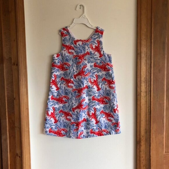 TOMMY BAHAMA Girl Lobster Print Sleeveless Dress 5 - Picture 2 of 15